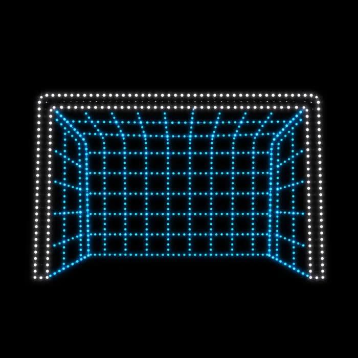 Goal Net football drone show formation, 800 drones, best for middle